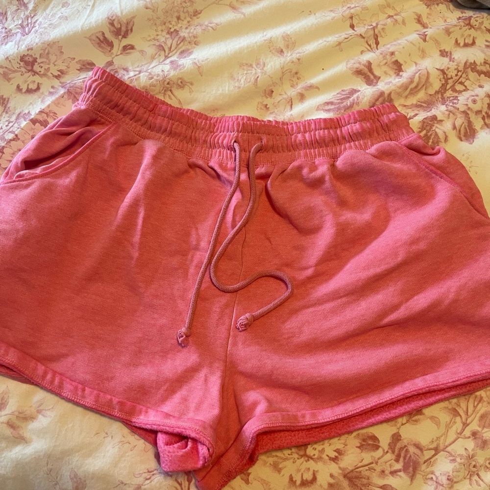 Women's Pink Casual Shorts